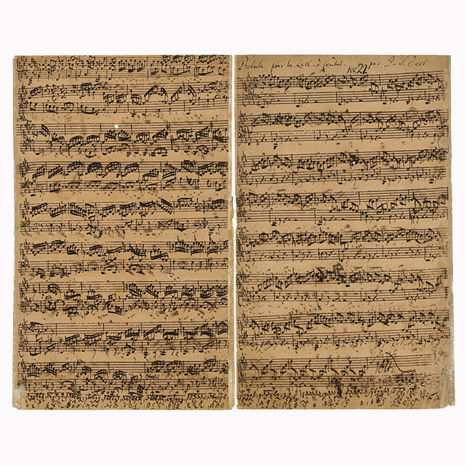 Bachi haruldane käsikiri oksjonil