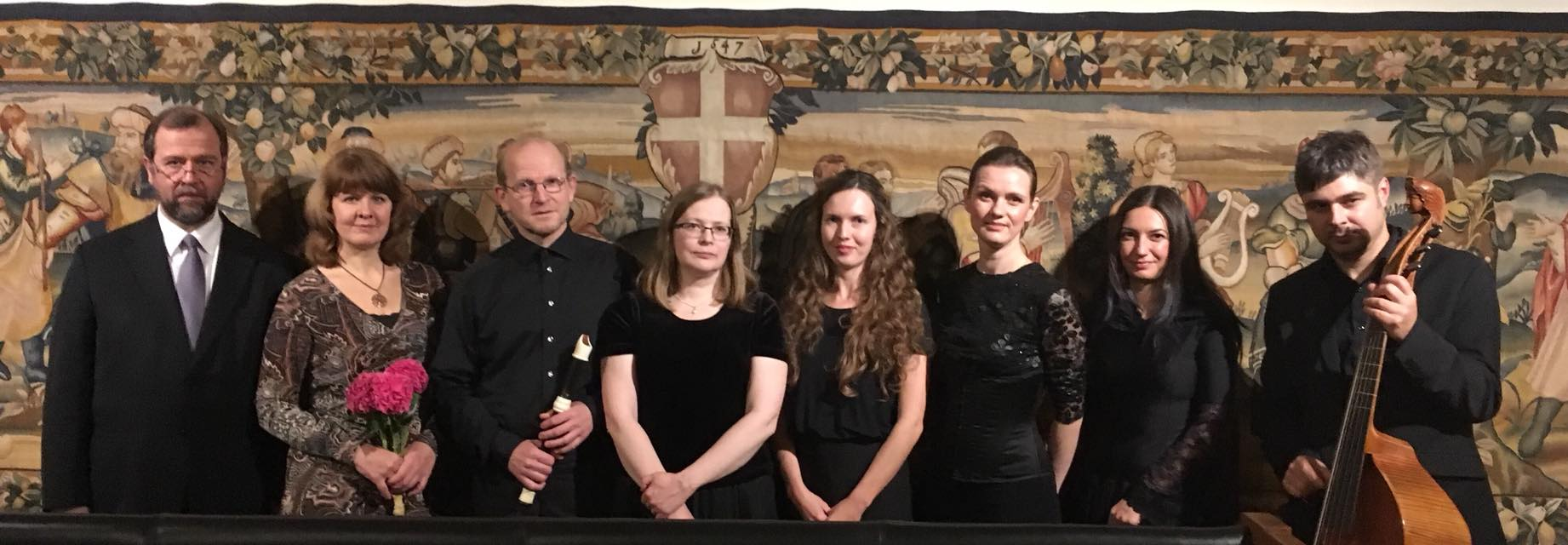 Cantores Vagantese Telemanni ja tema inglise kaasaegsete kontserdi koosseis. Foto Cantores Vagantes.