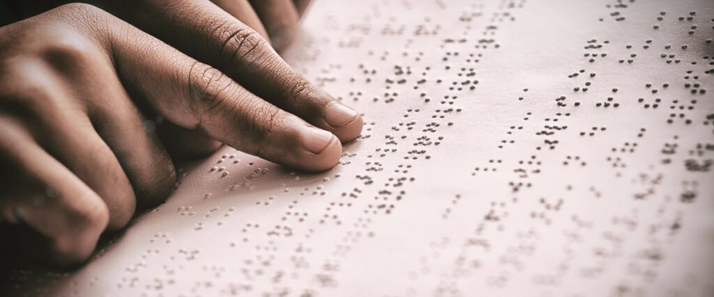 Mitmerealine noodikiri pimedatele