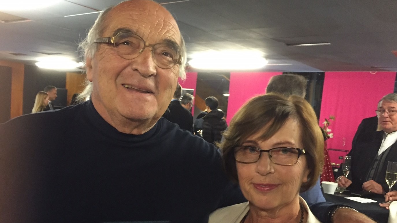 Heidi Pruuli koos Bruno Monsaingeoniga.