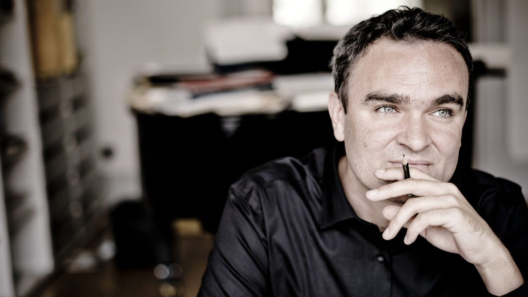 Helilooja Jörg Widmann. FOTO Marco Borggreve