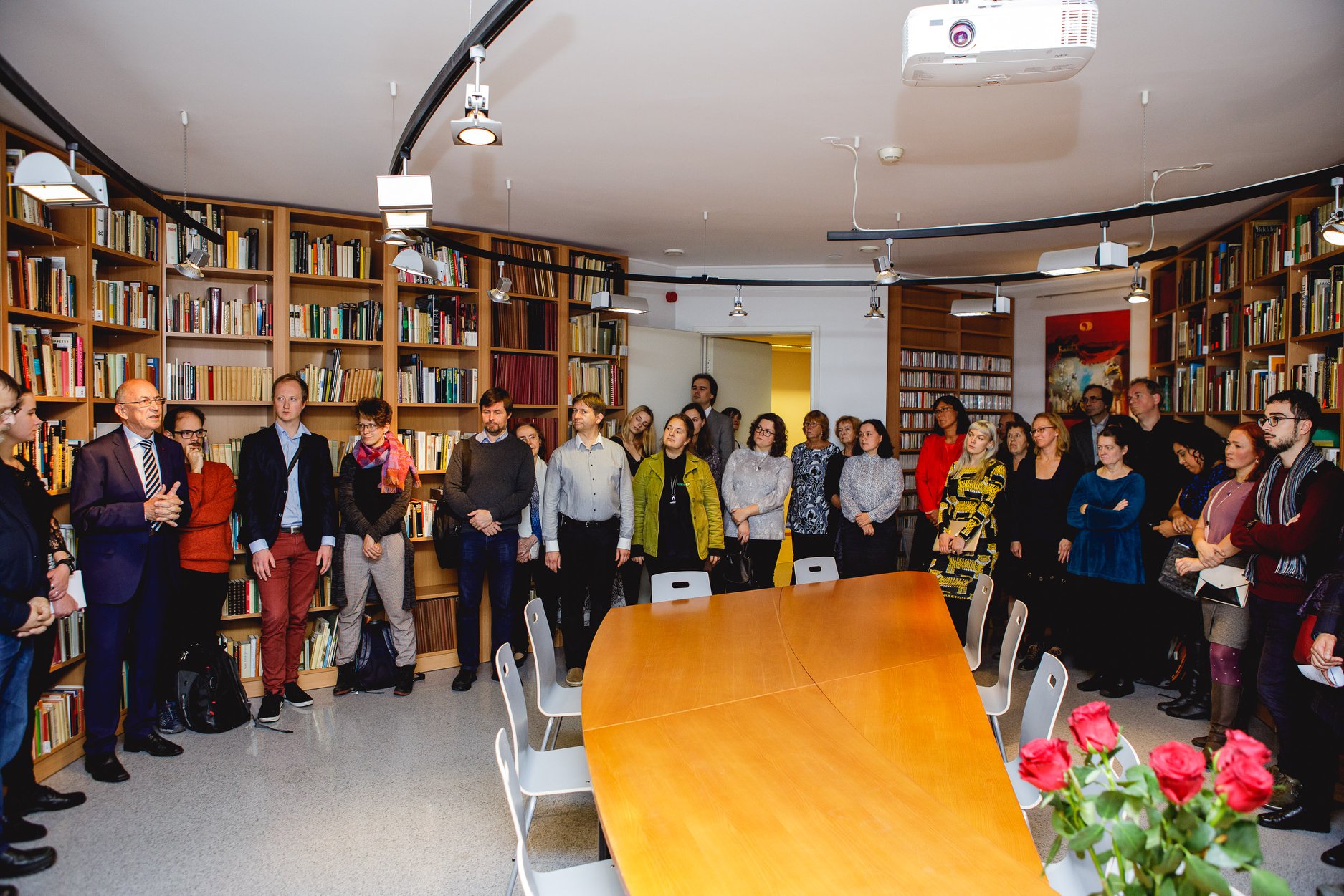 Prof. Joachim Herzi toa avamine. FOTO RASMUS KOOSKORA