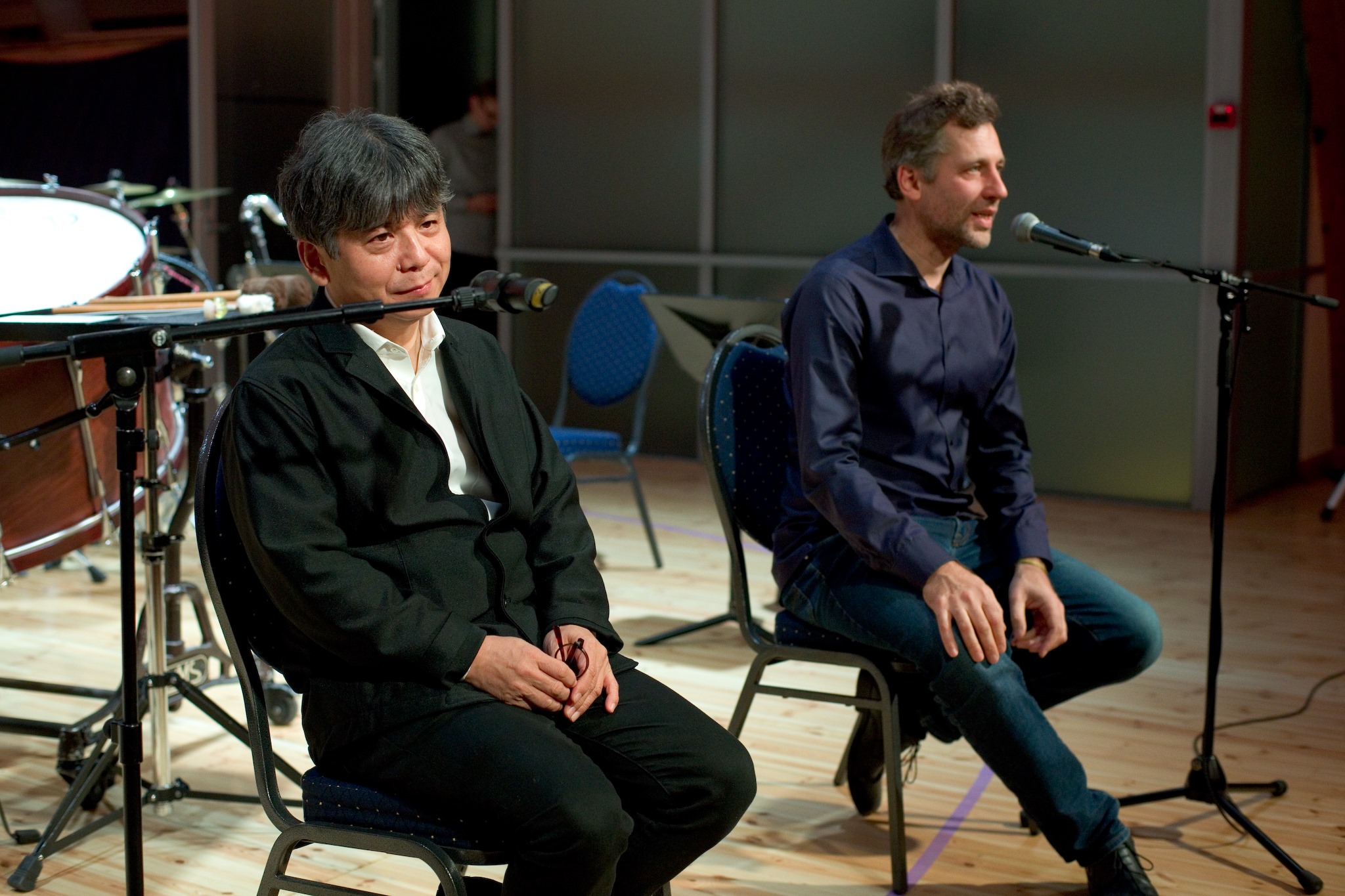 “AFEKT 2019” nimiheliloojad Toshio Hosokawa ja Märt-Matis Lill. FOTO FESTIVALAFEKT