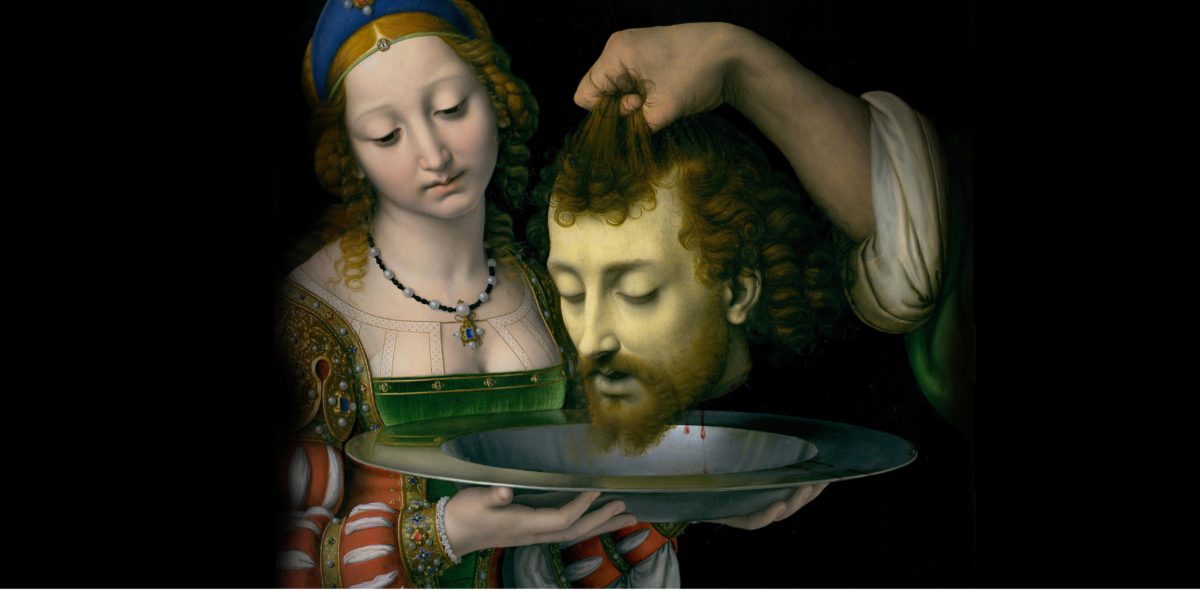 Andrea Solario maal Salomest Ristija Johannese peaga – loodud ajal, mil katk möllas Läänemere ruumis 1505-1509. METROPOLITANI MUUSEUM, NEW YORK