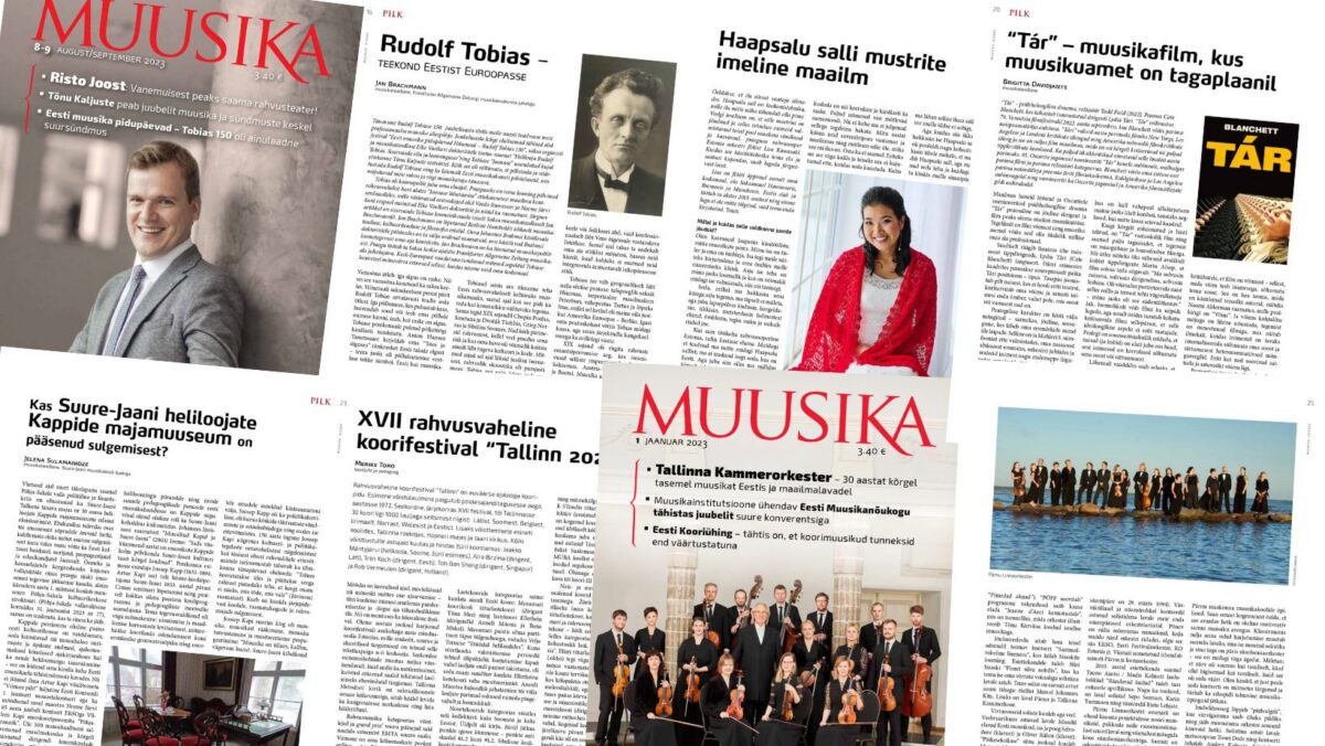 Muusika 2023 loetumate artiklite top 20