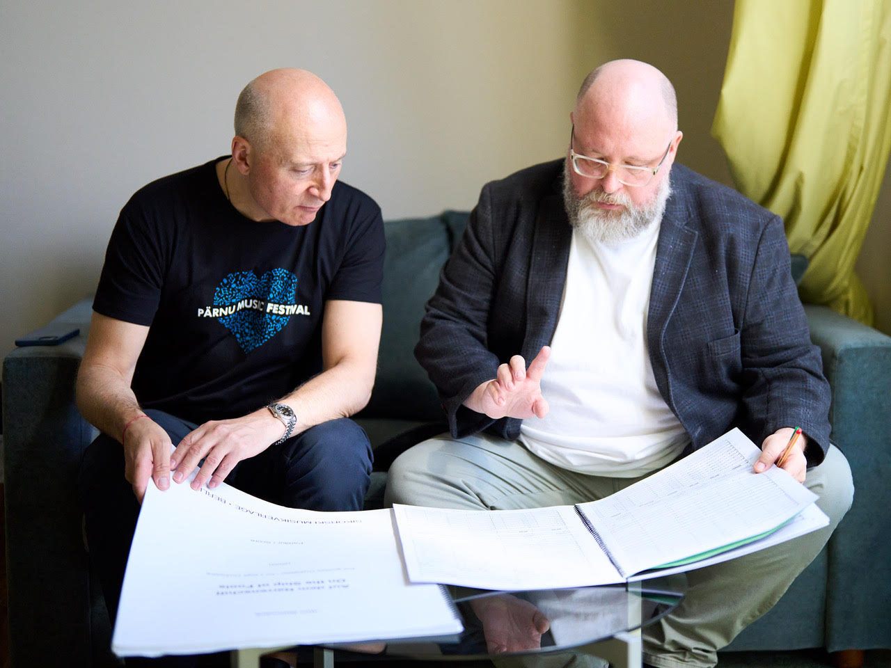 Koos Paavo Järviga enne teose 