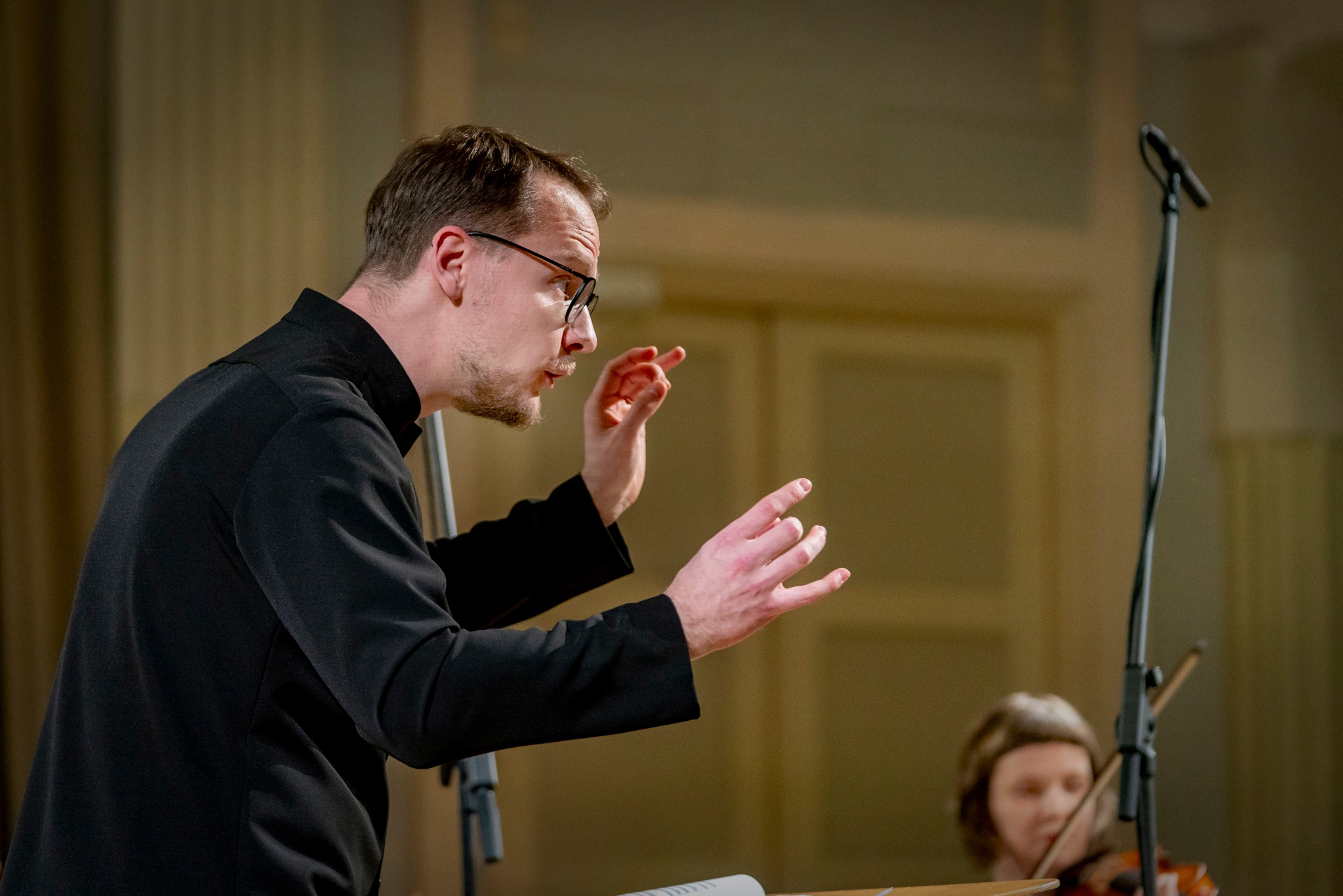 Dirigent Kaspar Mänd.