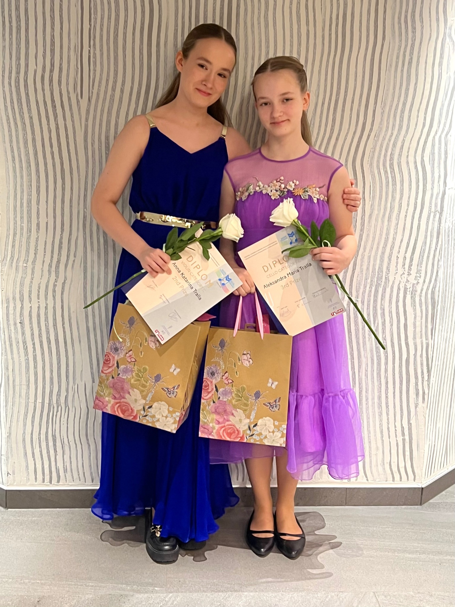 Anna Katarina ja Aleksandra Maria Tralla.