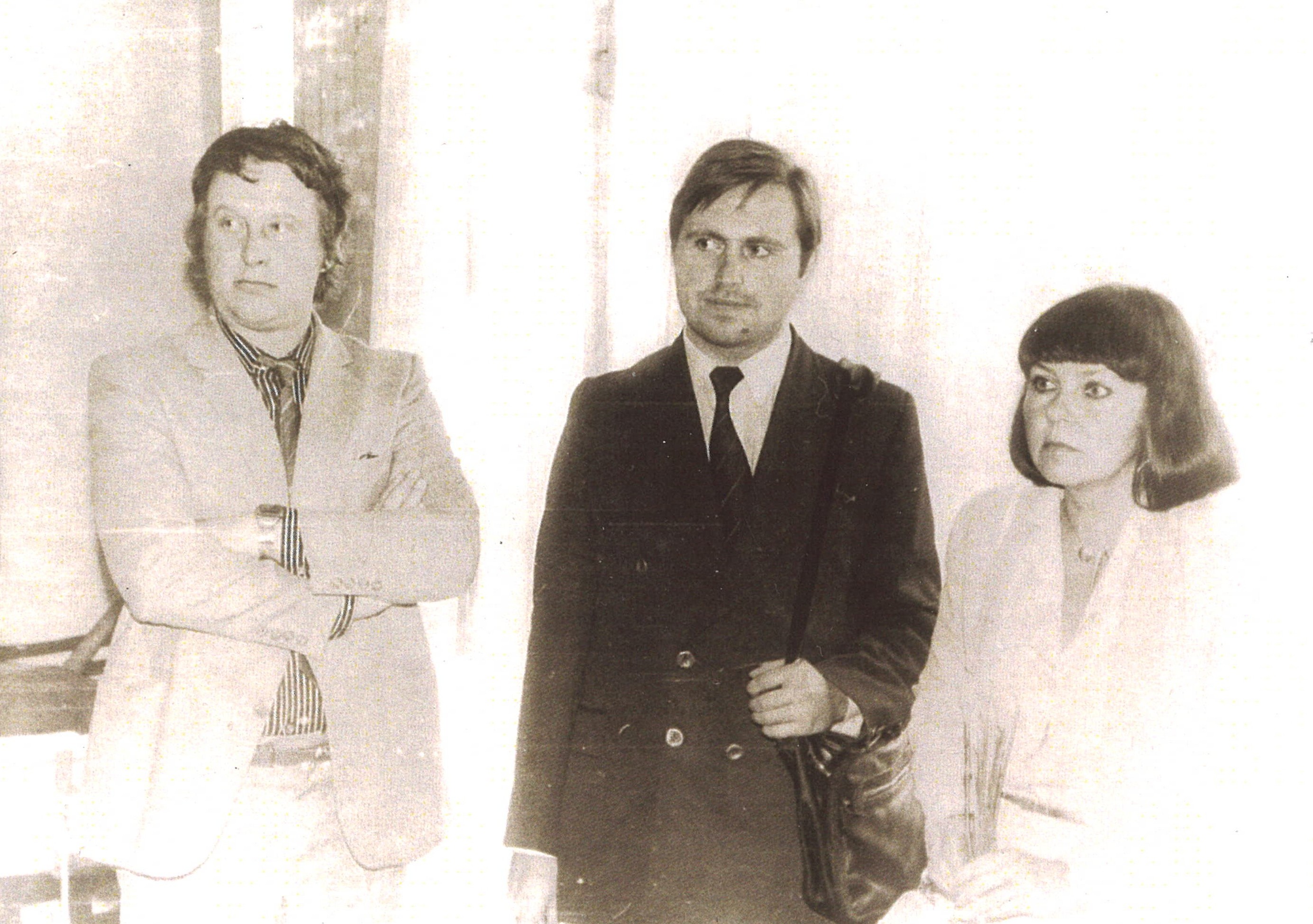 Koos Andres Toltsi ja Mare Vindiga. FOTO ERAKOGUST