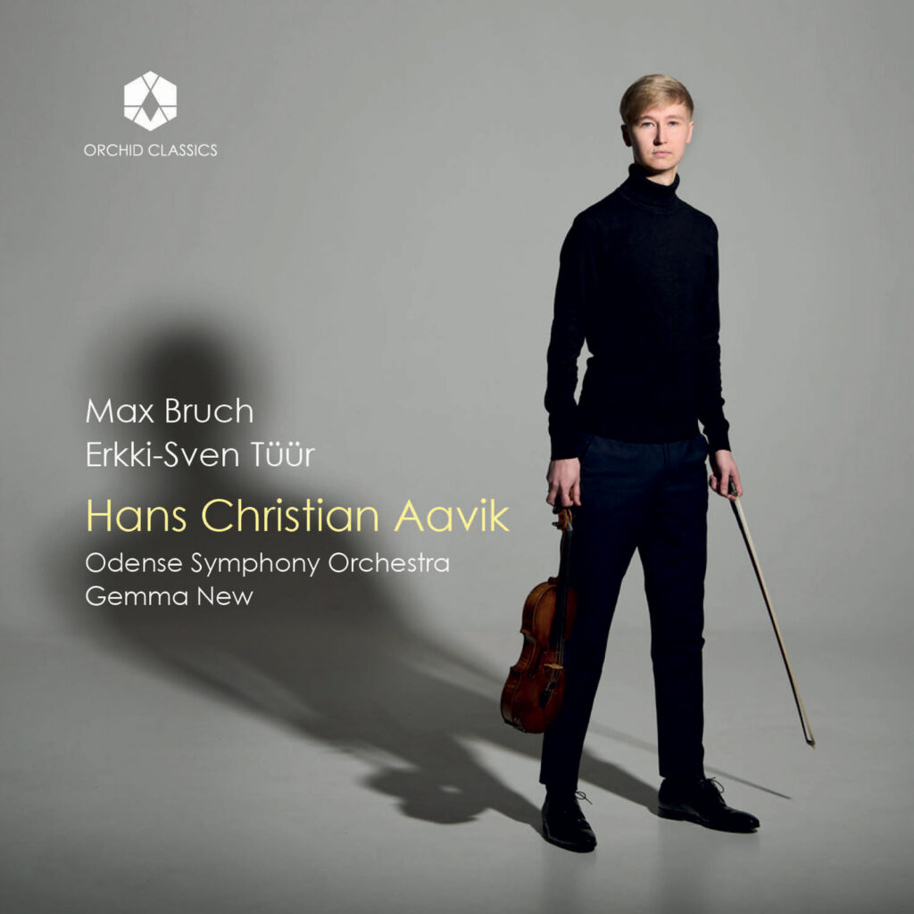 “Max Bruch. Erkki-Sven Tüür”. Hans Christian Aavik, Odense sümfooniaorkester, Gemma New