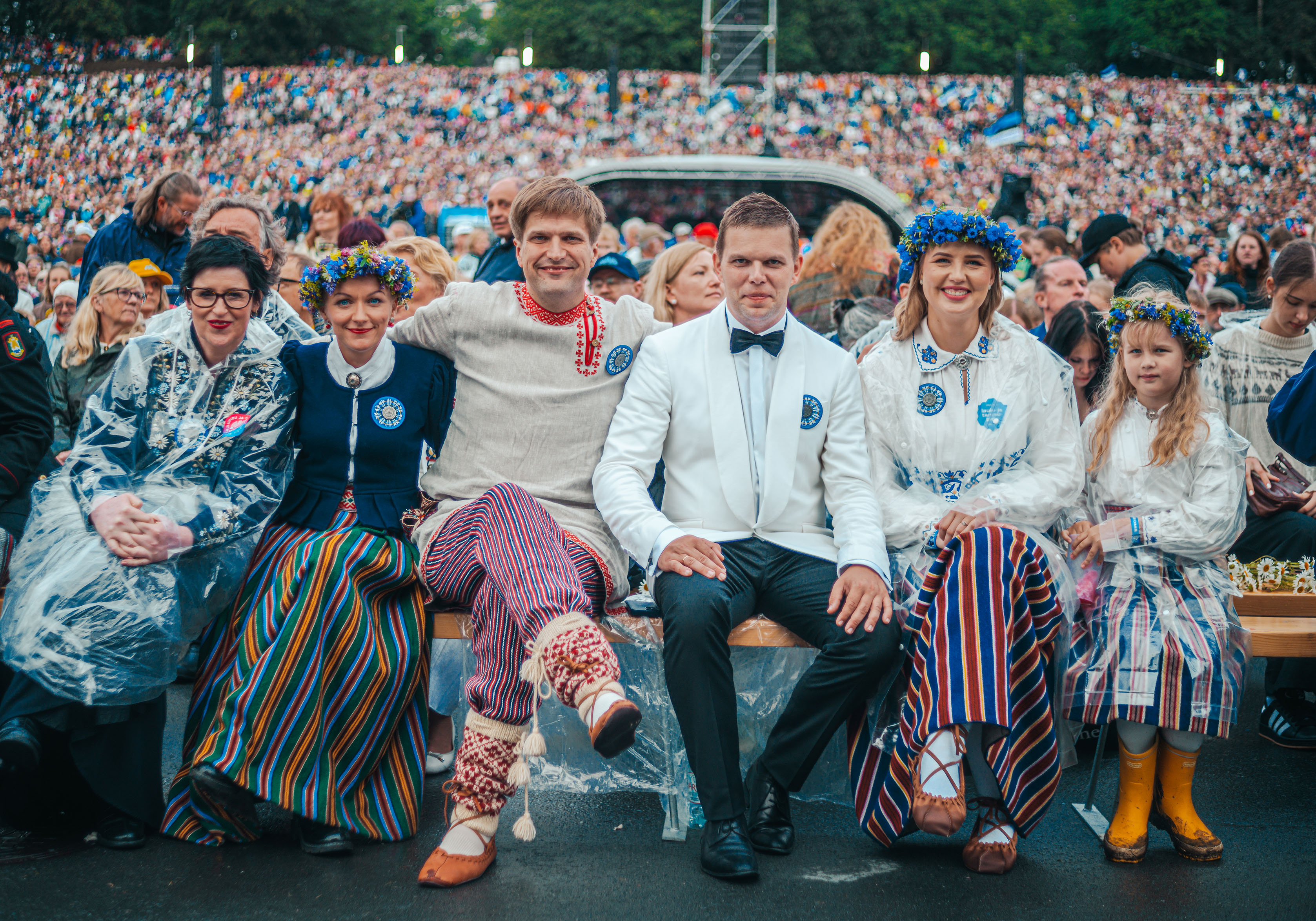 Laulupeo dirigendid publikus. Foto: Indrek Kasesalu