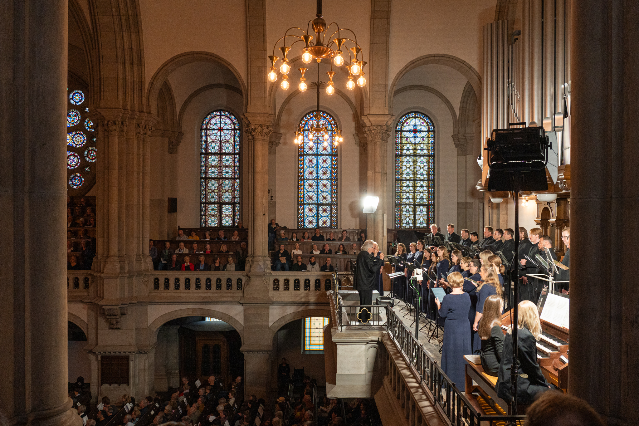 Esinemas Dresdeni Martin Lutheri kirikus. FOTO ANNELI IVASTE