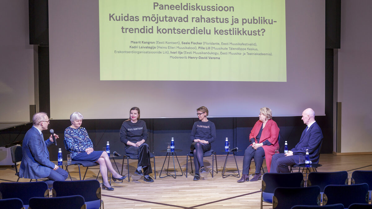 Kontserdikorraldus on Eesti interpretatsioonikunsti selgroog