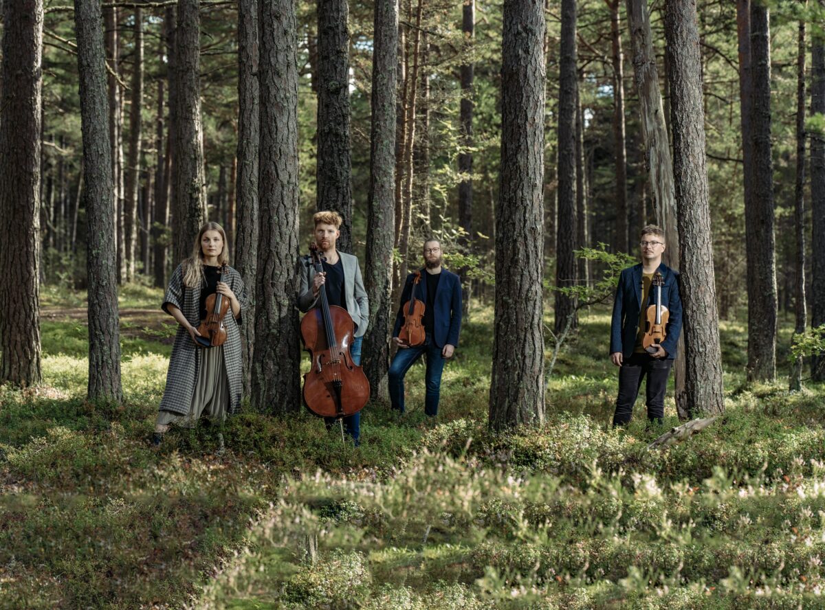 Keelpillikvartett M4GNET: &uuml;he kuldl&otilde;ike neli tahku